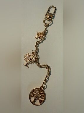 Gold Tree Charm Link -